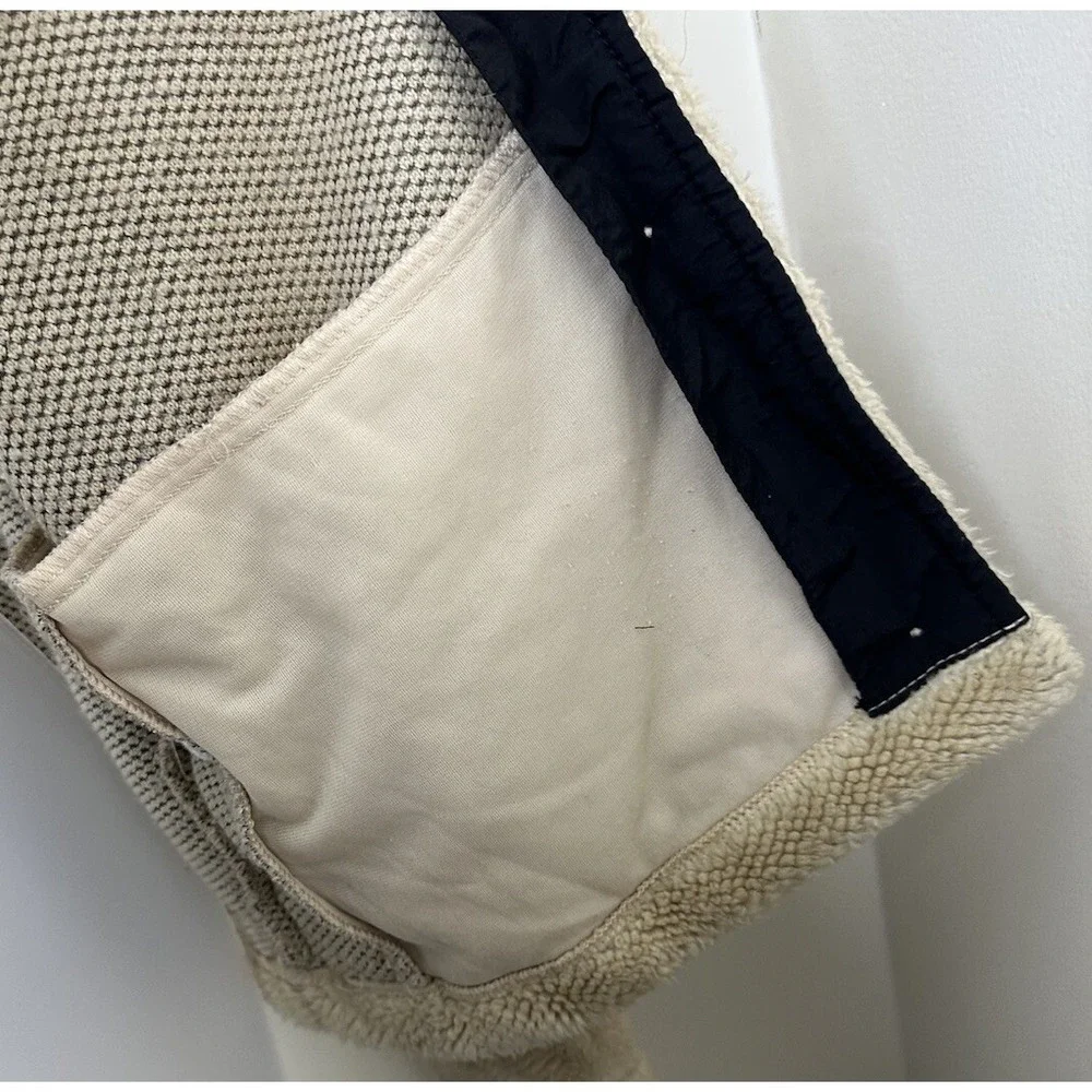 Vintage Tsunami Jacket Women Large Beige‎ Horse Equestrian Fleece Western Concho
